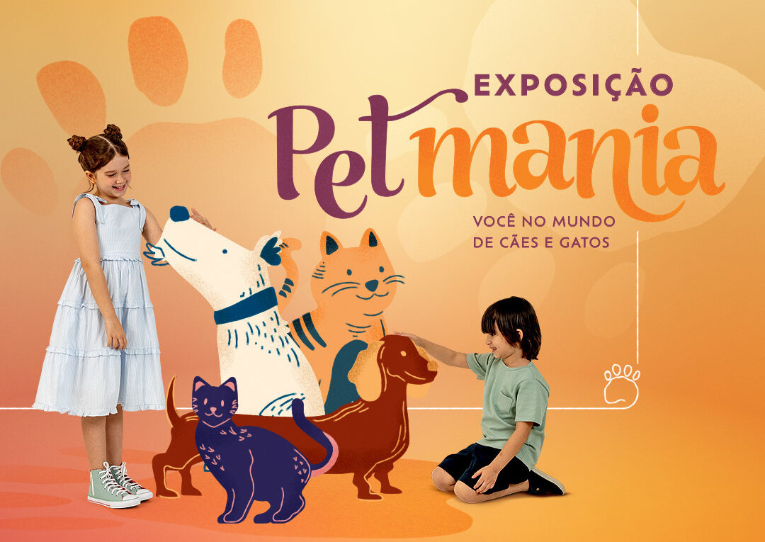 Exposição - Petmania. Entre os dias 24 de setembro e 19 de outubro, o BH Shopping contará com a exposição "Petmania"